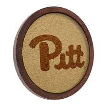 Load image into Gallery viewer, Pitt Panthers: &quot;Faux&quot; Barrel Framed Cork Board - The Fan-Brand
