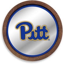 Load image into Gallery viewer, Pitt Panthers: &quot;Faux&quot; Barrel Top Mirrored Wall Sign - The Fan-Brand