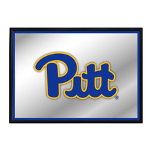 Load image into Gallery viewer, Pitt Panthers: Framed Mirrored Wall Sign - The Fan-Brand