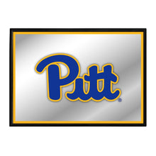 Load image into Gallery viewer, Pitt Panthers: Framed Mirrored Wall Sign - The Fan-Brand