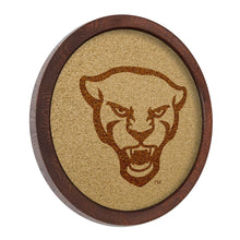 Load image into Gallery viewer, Pitt Panthers: Mascot - &quot;Faux&quot; Barrel Framed Cork Board - The Fan-Brand