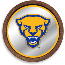 Load image into Gallery viewer, Pitt Panthers: Mascot - &quot;Faux&quot; Barrel Top Mirrored Wall Sign - The Fan-Brand