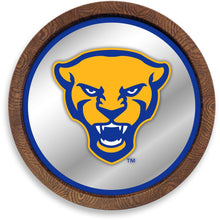 Load image into Gallery viewer, Pitt Panthers: Mascot - &quot;Faux&quot; Barrel Top Mirrored Wall Sign - The Fan-Brand