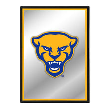 Load image into Gallery viewer, Pitt Panthers: Mascot - Framed Mirrored Wall Sign - The Fan-Brand