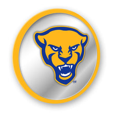 Load image into Gallery viewer, Pitt Panthers: Mascot - Modern Disc Mirrored Wall Sign - The Fan-Brand