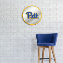 Load image into Gallery viewer, Pitt Panthers: Modern Disc Mirrored Wall Sign - The Fan-Brand