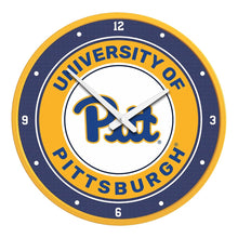 Load image into Gallery viewer, Pitt Panthers: Modern Disc Wall Clock - The Fan-Brand