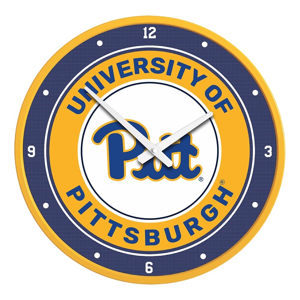 Pitt Panthers: Modern Disc Wall Clock - The Fan-Brand