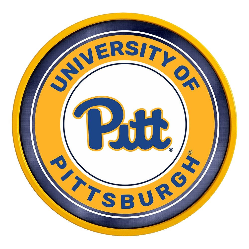 Pitt Panthers: Modern Disc Wall Sign - The Fan-Brand