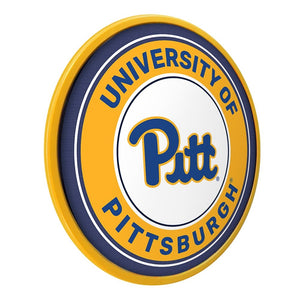 Pitt Panthers: Modern Disc Wall Sign - The Fan-Brand