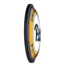 Load image into Gallery viewer, Pitt Panthers: Round Slimline Lighted Wall Sign - The Fan-Brand