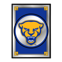 Load image into Gallery viewer, Pitt Panthers: Team Spirit, Mascot - Framed Mirrored Wall Sign - The Fan-Brand