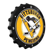 Load image into Gallery viewer, Pittsburgh Penguins: Bottle Cap Wall Clock - The Fan-Brand