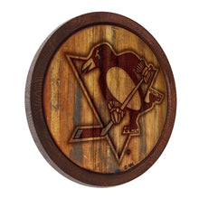 Load image into Gallery viewer, Pittsburgh Penguins: Branded &quot;Faux&quot; Barrel Top Sign - The Fan-Brand