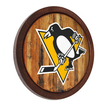 Load image into Gallery viewer, Pittsburgh Penguins: &quot;Faux&quot; Barrel Top Sign - The Fan-Brand