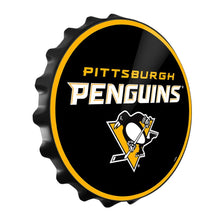 Load image into Gallery viewer, Pittsburgh Penguins: Logo - Bottle Cap Wall Sign - The Fan-Brand