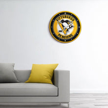Load image into Gallery viewer, Pittsburgh Penguins: Modern Disc Wall Clock - The Fan-Brand