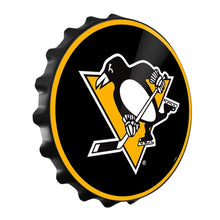 Load image into Gallery viewer, Pittsburgh Penguins: Penguin - Bottle Cap Wall Sign - The Fan-Brand