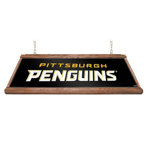 Pittsburgh Penguins: Premium Wood Pool Table Light - The Fan-Brand