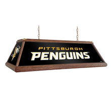 Load image into Gallery viewer, Pittsburgh Penguins: Premium Wood Pool Table Light - The Fan-Brand