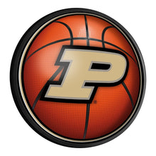 Load image into Gallery viewer, Purdue Boilermakers: Basketball - Round Slimline Lighted Wall Sign - The Fan-Brand