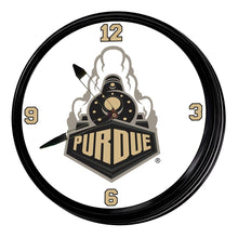 Load image into Gallery viewer, Purdue Boilermakers: Boilermaker Special - Retro Lighted Wall Clock - The Fan-Brand