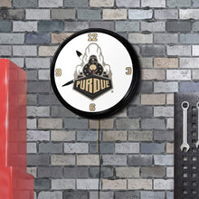 Load image into Gallery viewer, Purdue Boilermakers: Boilermaker Special - Retro Lighted Wall Clock - The Fan-Brand