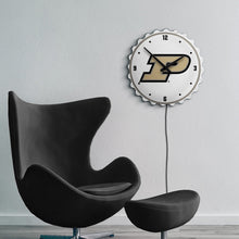 Load image into Gallery viewer, Purdue Boilermakers: Bottle Cap Lighted Wall Clock - The Fan-Brand