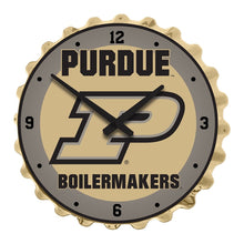 Load image into Gallery viewer, Purdue Boilermakers: Bottle Cap Wall Clock - The Fan-Brand