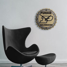 Load image into Gallery viewer, Purdue Boilermakers: Bottle Cap Wall Clock - The Fan-Brand