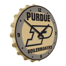 Load image into Gallery viewer, Purdue Boilermakers: Bottle Cap Wall Clock - The Fan-Brand