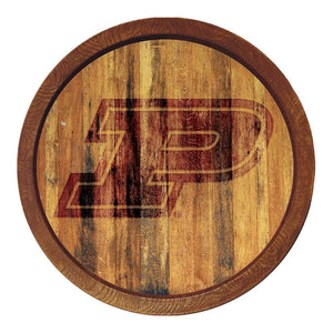 Purdue Boilermakers: Branded "Faux" Barrel Top Sign - The Fan-Brand