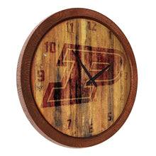 Load image into Gallery viewer, Purdue Boilermakers: Branded &quot;Faux&quot; Barrel Top Wall Clock - The Fan-Brand
