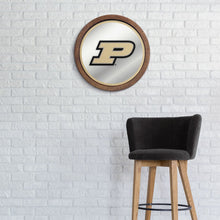 Load image into Gallery viewer, Purdue Boilermakers: &quot;Faux&quot; Barrel Top Mirrored Wall Sign - The Fan-Brand