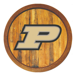 Purdue Boilermakers: "Faux" Barrel Top Sign - The Fan-Brand