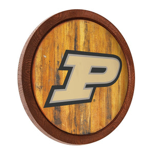 Purdue Boilermakers: "Faux" Barrel Top Sign - The Fan-Brand