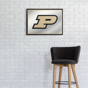 Purdue Boilermakers: Framed Mirrored Wall Sign - The Fan-Brand