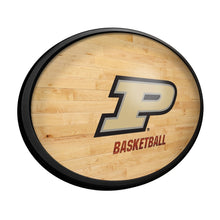 Load image into Gallery viewer, Purdue Boilermakers: Hardwood - Oval Slimline Lighted Wall Sign - The Fan-Brand