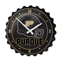 Load image into Gallery viewer, Purdue Boilermakers: Helmet - Bottle Cap Wall Clock - The Fan-Brand