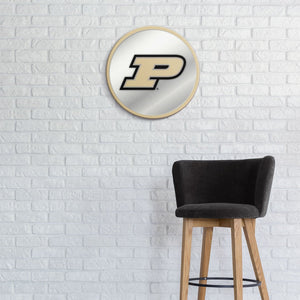 Purdue Boilermakers: Modern Disc Mirrored Wall Sign - The Fan-Brand