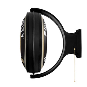 Purdue Boilermakers: Original Round Double-Sided Rotating Lighted Wall Sign - The Fan-Brand