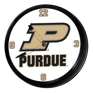 Purdue Boilermakers: Retro Lighted Wall Clock - The Fan-Brand