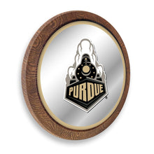 Load image into Gallery viewer, Purdue Boilermakers: Special - &quot;Faux&quot; Barrel Top Mirrored Wall Sign - The Fan-Brand