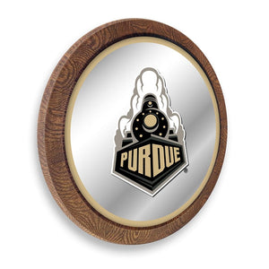 Purdue Boilermakers: Special - "Faux" Barrel Top Mirrored Wall Sign - The Fan-Brand