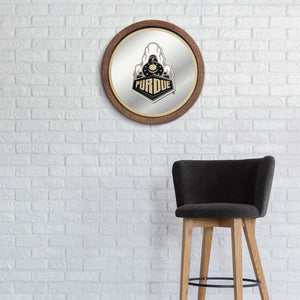 Purdue Boilermakers: Special - "Faux" Barrel Top Mirrored Wall Sign - The Fan-Brand