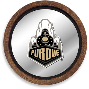 Purdue Boilermakers: Special - "Faux" Barrel Top Mirrored Wall Sign - The Fan-Brand