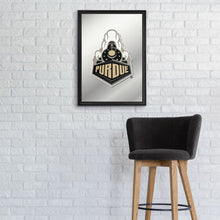 Load image into Gallery viewer, Purdue Boilermakers: Special - Framed Mirrored Wall Sign - The Fan-Brand