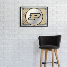 Load image into Gallery viewer, Purdue Boilermakers: Team Spirit - Framed Mirrored Wall Sign - The Fan-Brand