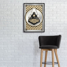 Load image into Gallery viewer, Purdue Boilermakers: Team Spirit, Special - Framed Mirrored Wall Sign - The Fan-Brand