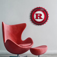 Load image into Gallery viewer, Rutgers Scarlet Knights: Bottle Cap Wall Sign - The Fan-Brand